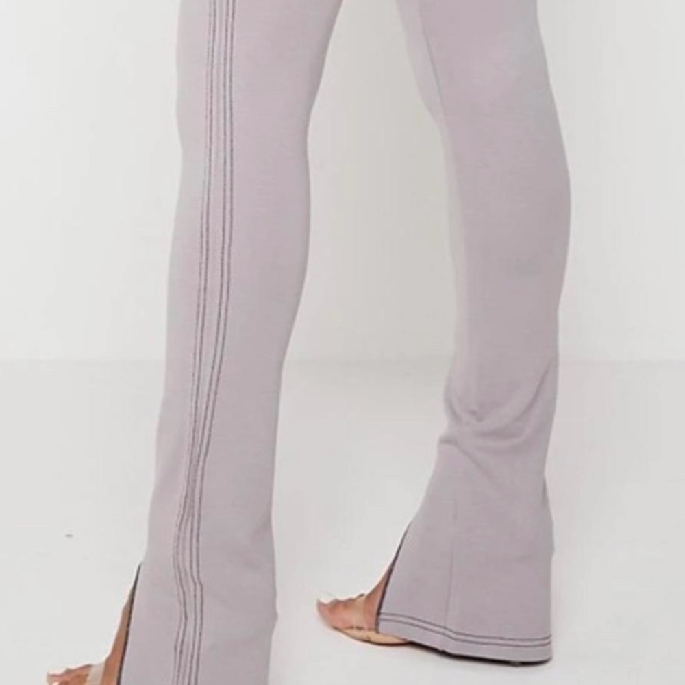 Stylish Gray Flared Pants